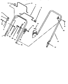 Part Location Diagram of 614693 Lawn Boy Anchor-Cable Lower